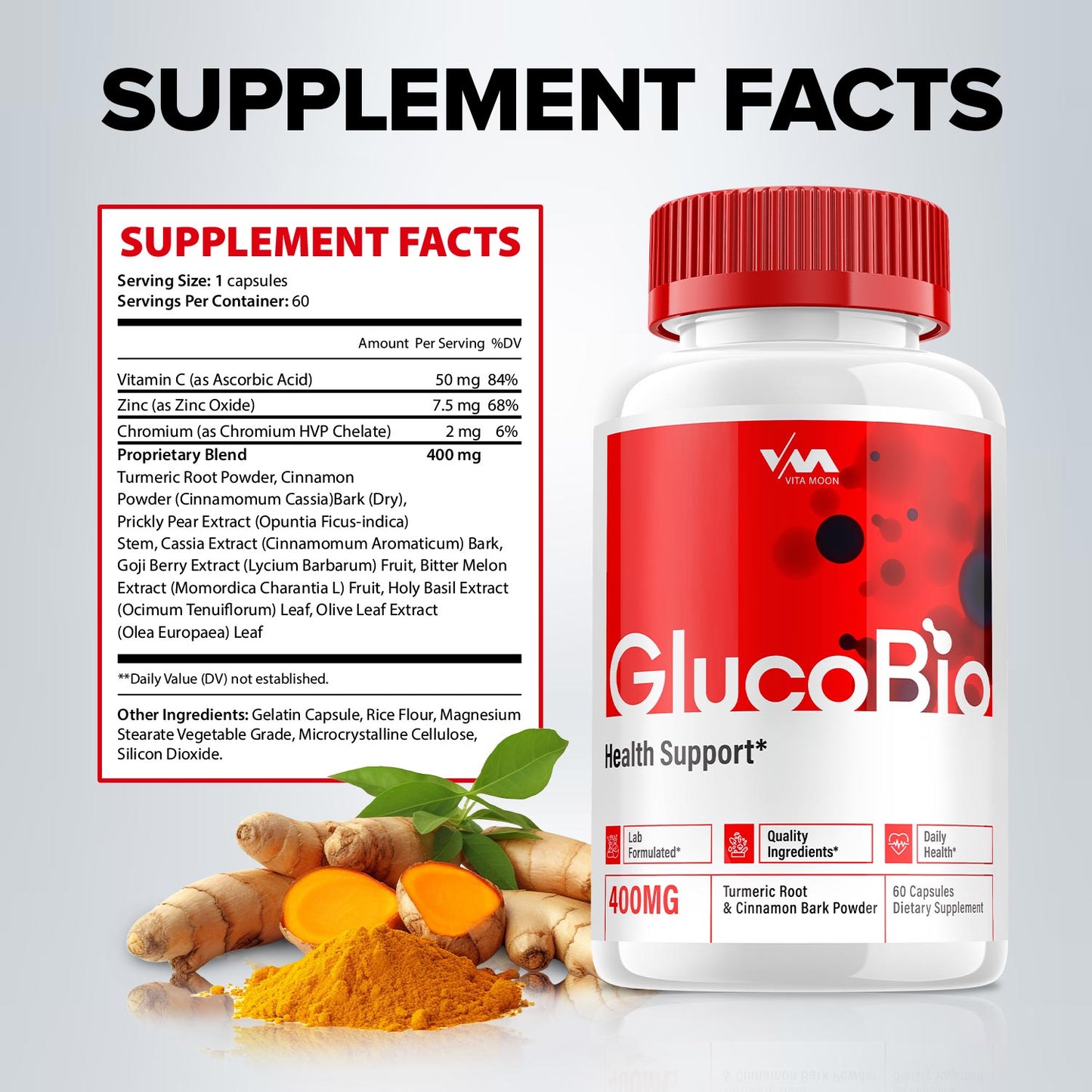 GlucoBio - Blood Support Capsules