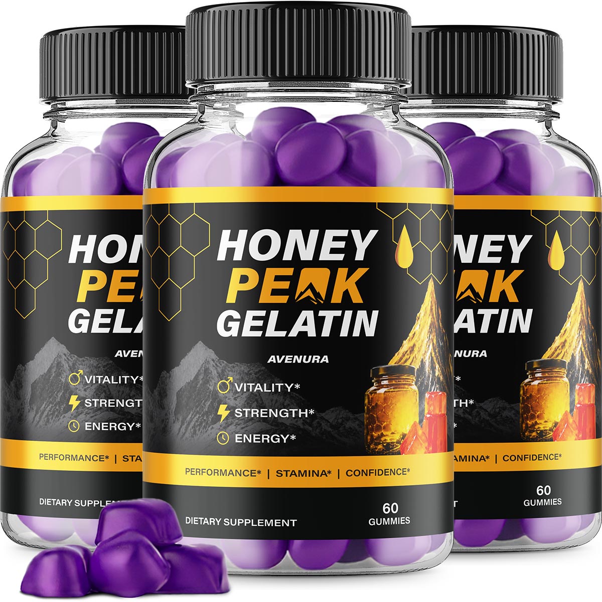 Honey Peak Gelatin Gummies