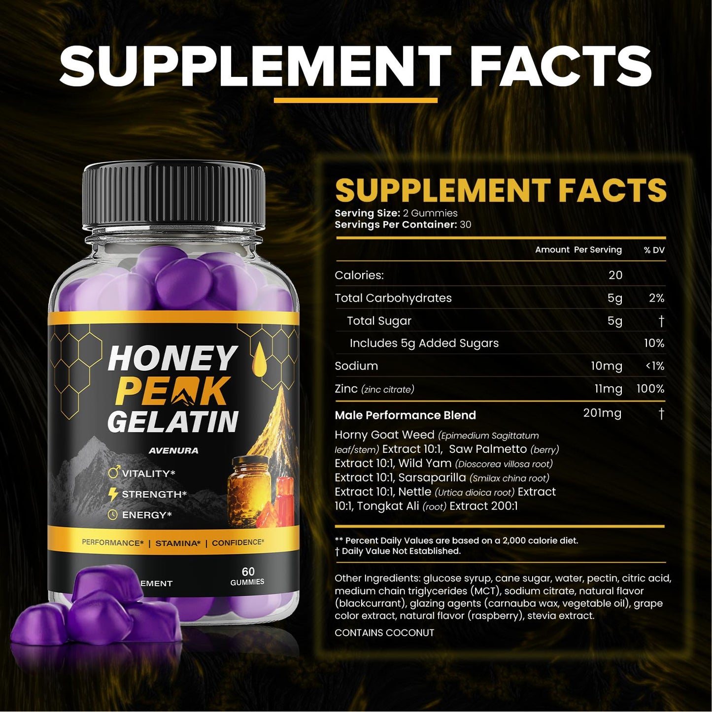 Honey Peak Gelatin Gummies