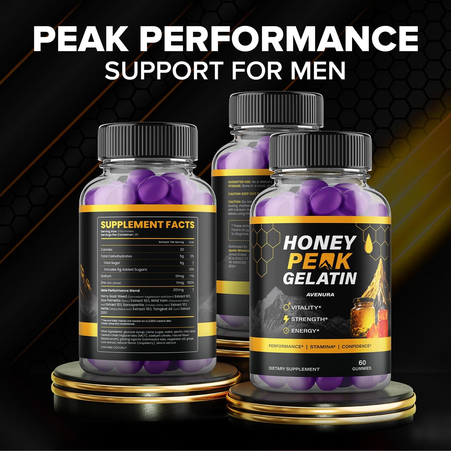 Honey Peak Gelatin Gummies