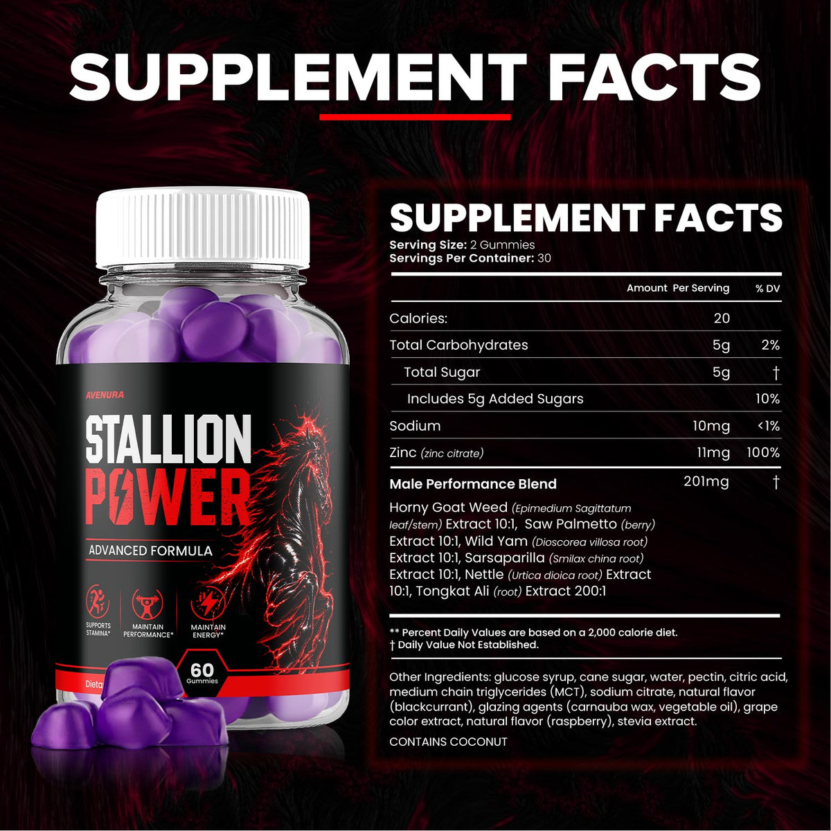 Stallion Power Gummies