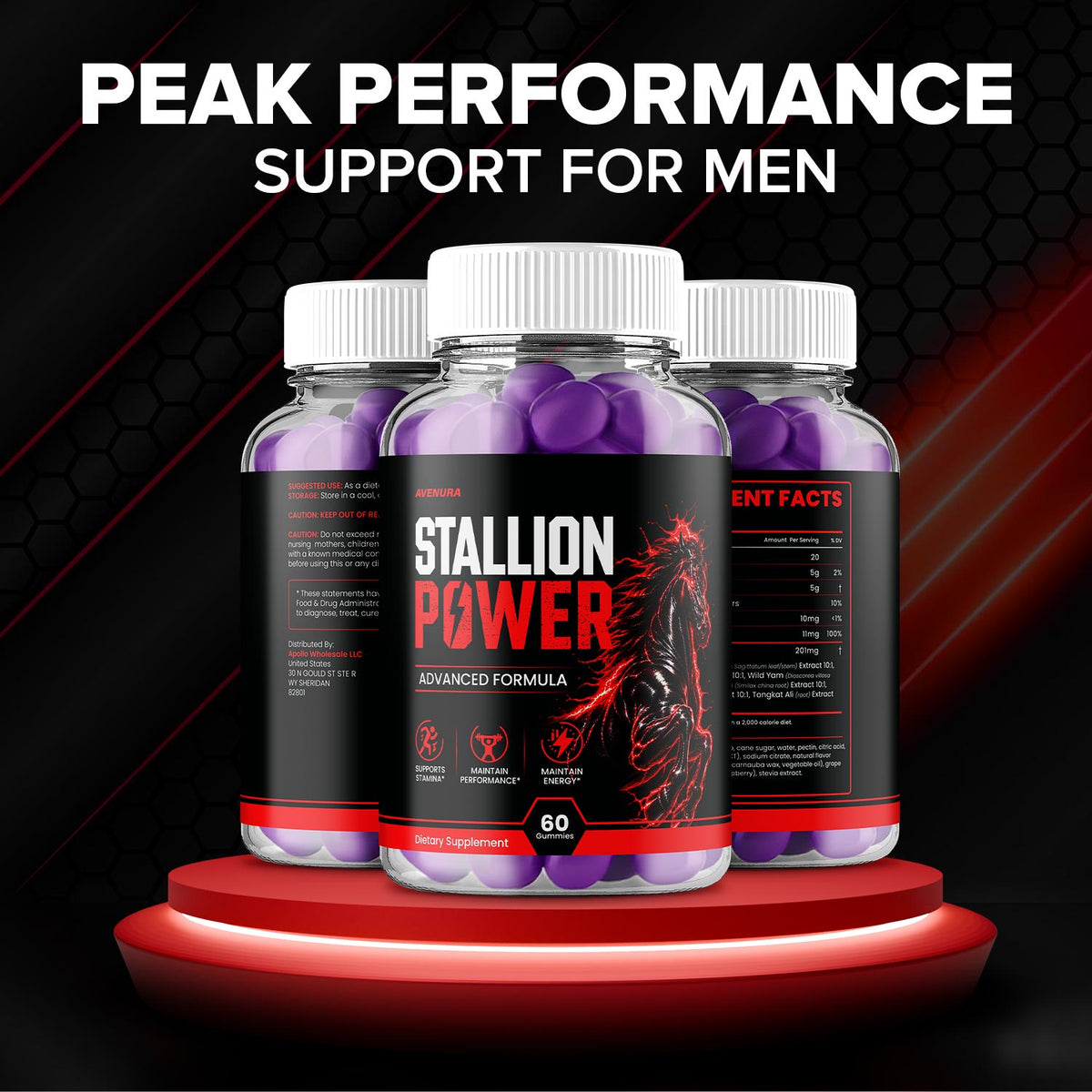 Stallion Power Gummies