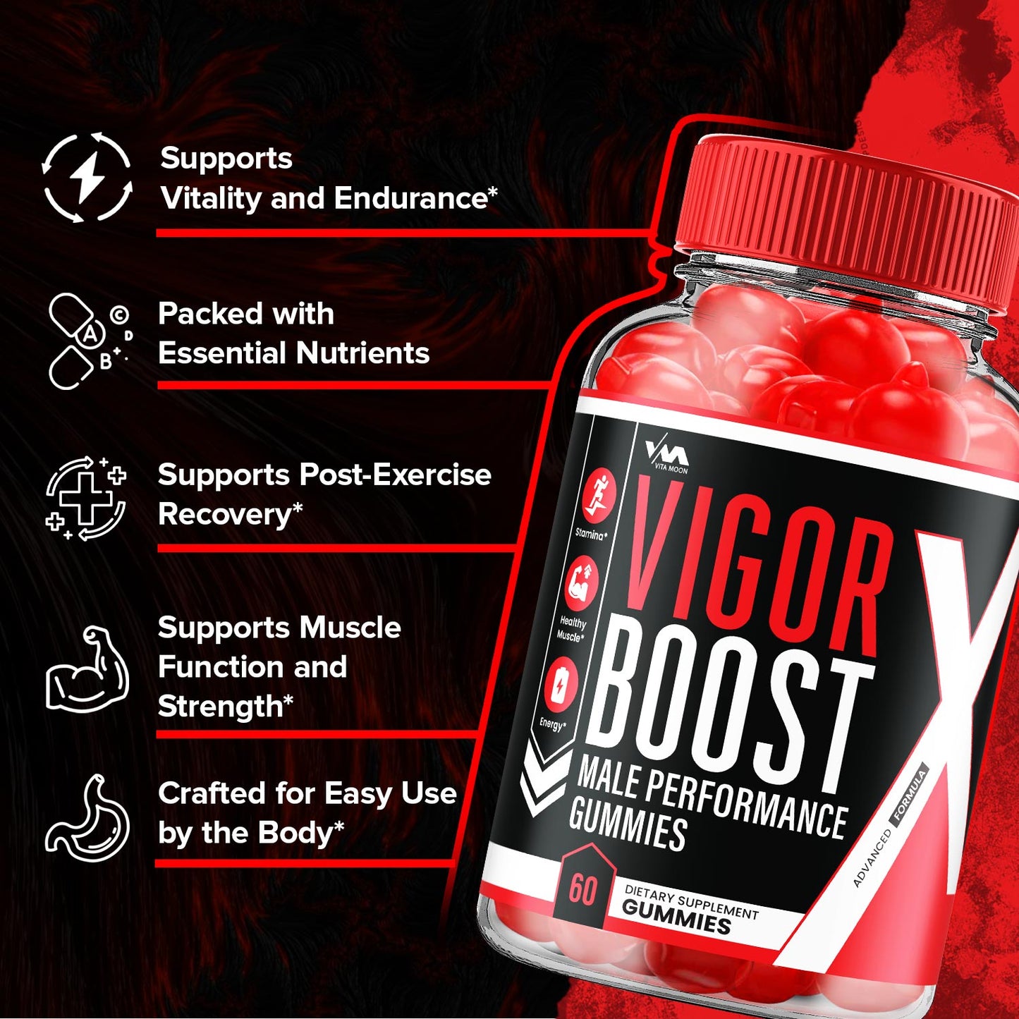 Vigor Boost X Gummies