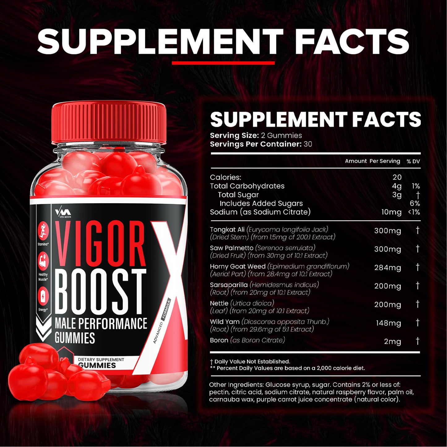 Vigor Boost X Gummies