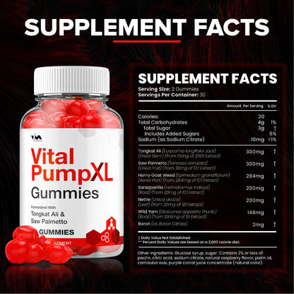 Vital Pump XL Gummies